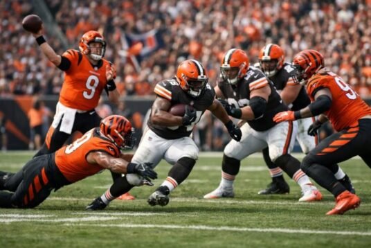 Bengals vs Cleveland Browns Match Player Stats 2026