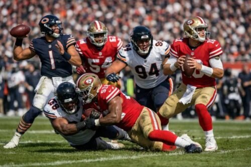 Chicago Bears vs 49ers Match Player Stats & Highlights