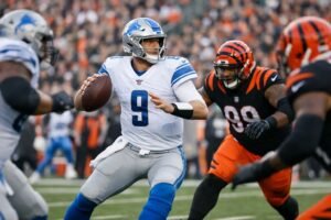 Detroit Lions vs Bengals Match Player Stats Breakdown