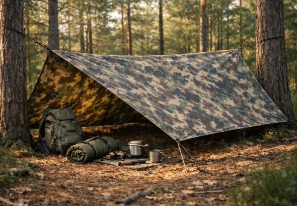 How to Use Tarnplanen for Camping, Hunting, and Survival