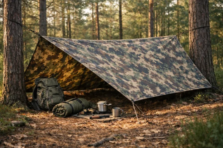 How to Use Tarnplanen for Camping, Hunting, and Survival
